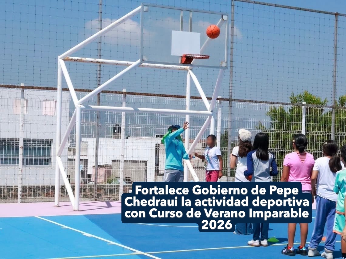 Fortalece Gobierno de Pepe Chedraui la actividad deportiva con Curso de Verano Imparable 2026