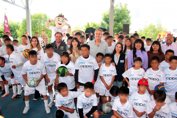 Pepe Chedraui, OPPO y UNESCO se unen a favor de la niñez y juventud de la capital poblana