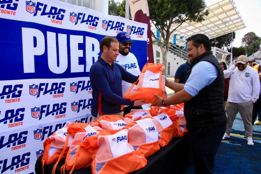 Gobierno de Pepe Chedraui sigue transformando el deporte en la capital al hacer alianza con la NFL FLAG y Denver Broncos Flag