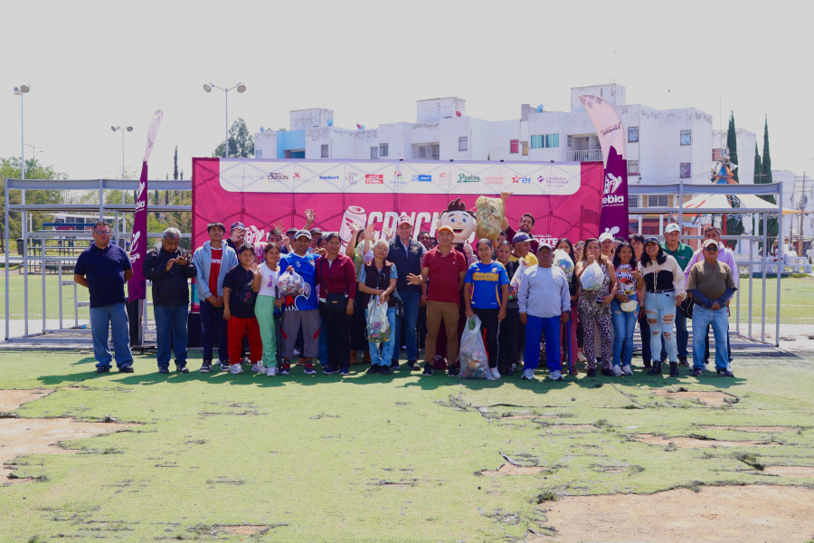 Gobierno de Pepe Chedraui contin&uacute;a impulsando el Programa &ldquo;Canchas por Latas&rdquo; en la Unidad Habitacional Rivera Anaya