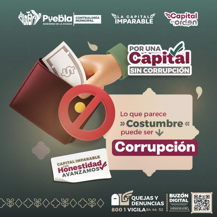 Por una capital sin corrupción