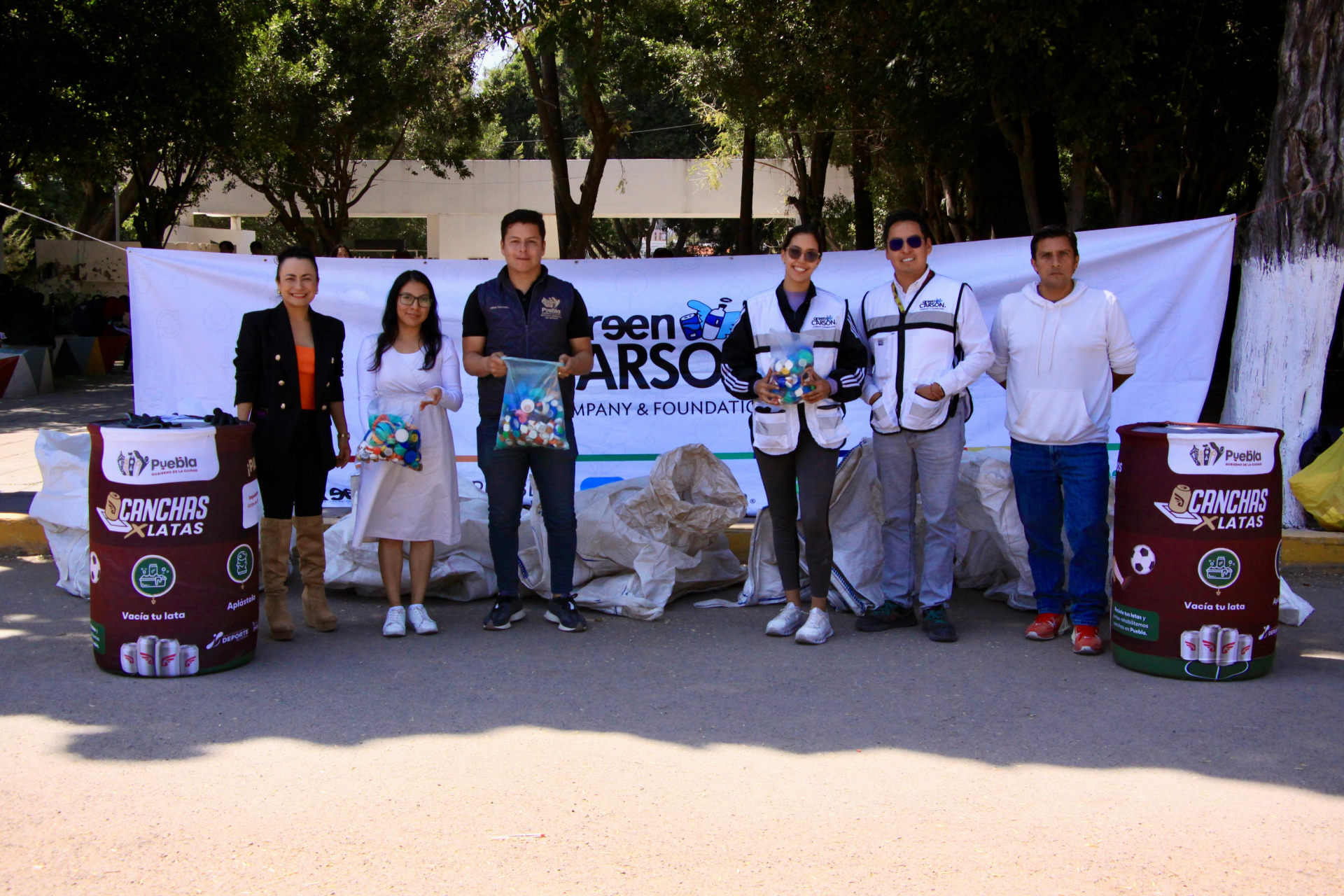 Realiza Gobierno de Pepe Chedraui primer reciclat&oacute;n de Canchas X Latas en el CENHCH