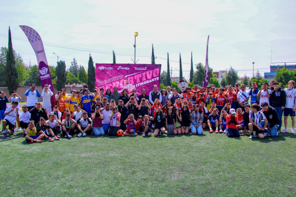 Activa IMDP a San Felipe Hueyotlipan con el Circuito Deportivo Itinerante