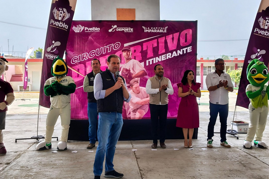 IMDP puso en marcha el Circuito Deportivo Itinerante en San Francisco Totimehuacán