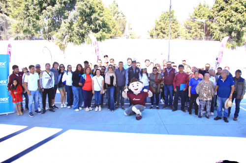 Realiza Gobierno de la Ciudad jornada de pintura en la Cancha de Usos Múltiples La María