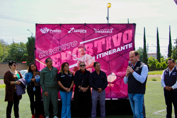 Activa IMDP a San Felipe Hueyotlipan con el Circuito Deportivo Itinerante